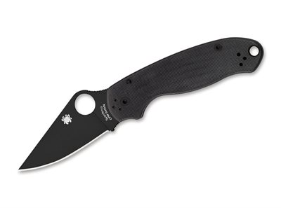 Spyderco - PARA 3 G-10 BLACK/BLACK BLADE